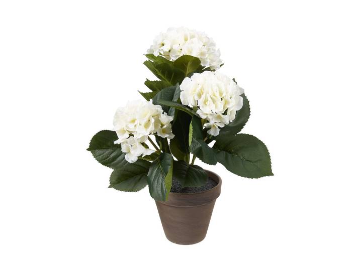 Mica Kunst-Hortensie im Topf Grau 40 cm