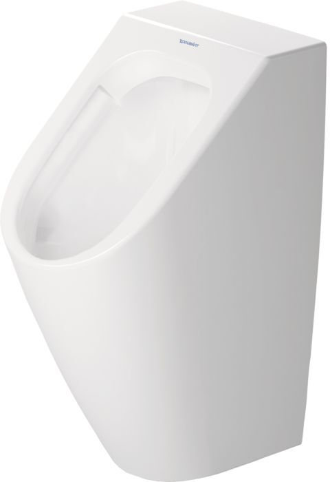 Duravit Soleil by Starck Urinal 2830302007 30x35cm, Zulauf von hinten, rimless, weiß Hygiene Glaze, mit Fliege