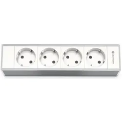Kindermann, Steckdosenleiste, Module holder 4-fold, 4 x mains, x empty (4x)