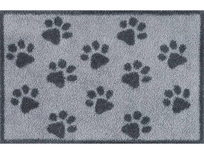 Fussmatte TURTLE MAT Paws Grey , grau, B:40cm H:9mm L:60cm, Baumwolle, Teppiche, Fussmatte