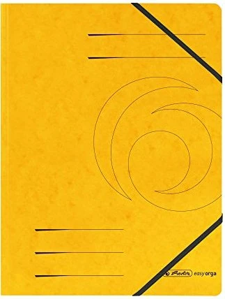 herlitz 5 Eckspanner easy orga DIN A4 gelb