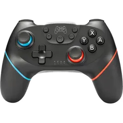 VR Shinecon Bluetooth Controller Nintendo Switch kompatibel Schwarz (Android, PC, Switch), Gaming Controller, Schwarz