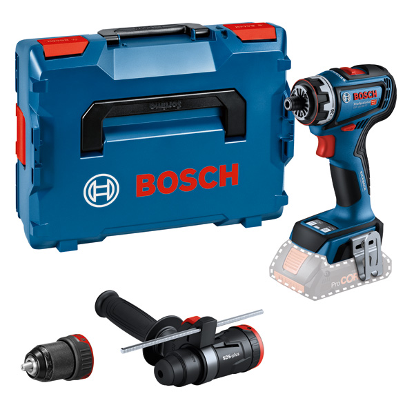 Bosch Akku-Bohrschrauber GSR 18V-90 FC, L-BOXX 136 + Hammeraufsatzes GFA 18-H 06019K6204