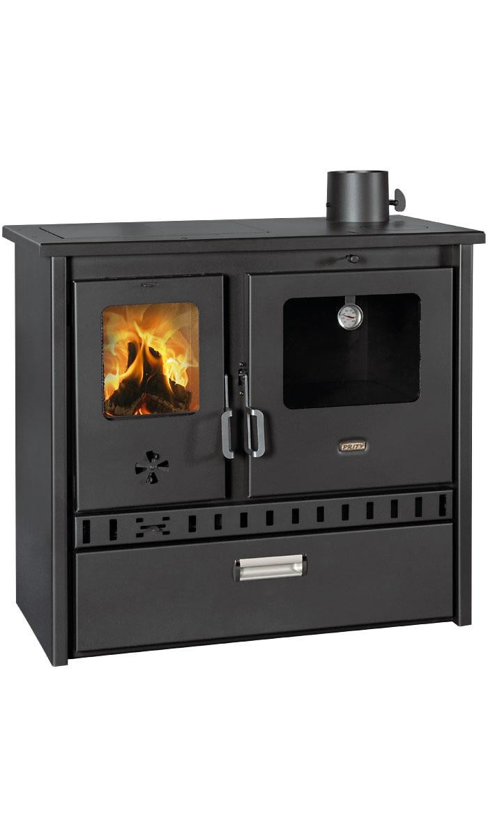 PRITY 95 Ltd. Houtoven met bakoven en kachel 10 kW 1P36 D