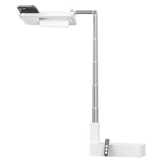 Usams Multifunkcyjny uchwyt na telefon z lampą LED biały/white ZB26501 (US-ZB265) (ZB26501)