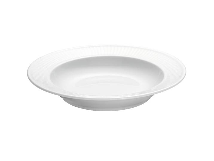 Pillivuyt Assiette creuse Plissé Ø 22 cm Blanc