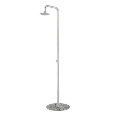 Sined Simius Edelstahldusche Nur Mit Kaltwasser h 230 Cm Edelstahl Satiniert