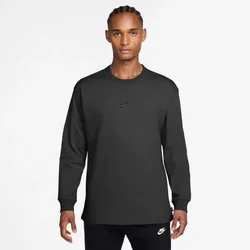NIKE Sportswear Premium Essentials Langarmshirt Herren 010 - black M