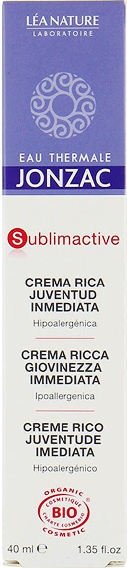 Jonzac Sublimactive Anti Age Crema Rica 40 ml