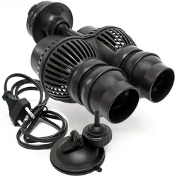 SunSun JVP-201AB Strömungspumpe 6000l/h 12W Aquarium Pumpe 2 Düsen Magnethalter, Aquariumtechnik