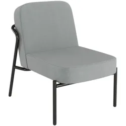 meet Sessel »meet - Medso S« Modell rund Stoff grau, 40.6 cm