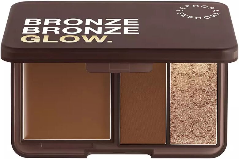 SEPHORA - Bronze Bronze Glow Palette - Bronzer- und Highlighter-Multi-Textur-Trio, 9.9 g,  Bronze me baby