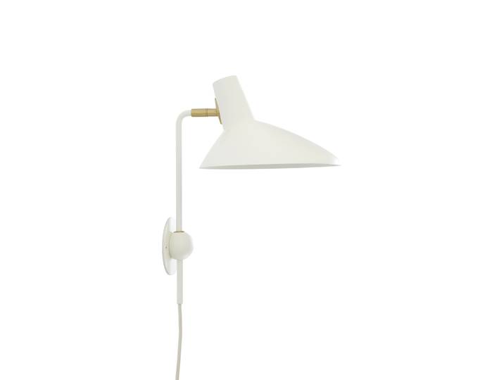 &tradition - Applique orientable Tripod - Blanc - Laiton - Designer Orla Mølgaard-Nielsen