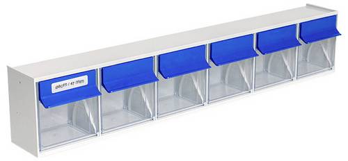 Hünersdorff 460301 Lagersichtbox MultiStore (L x B x H) 94 x 601 x 112mm Lichtgrau 1St.