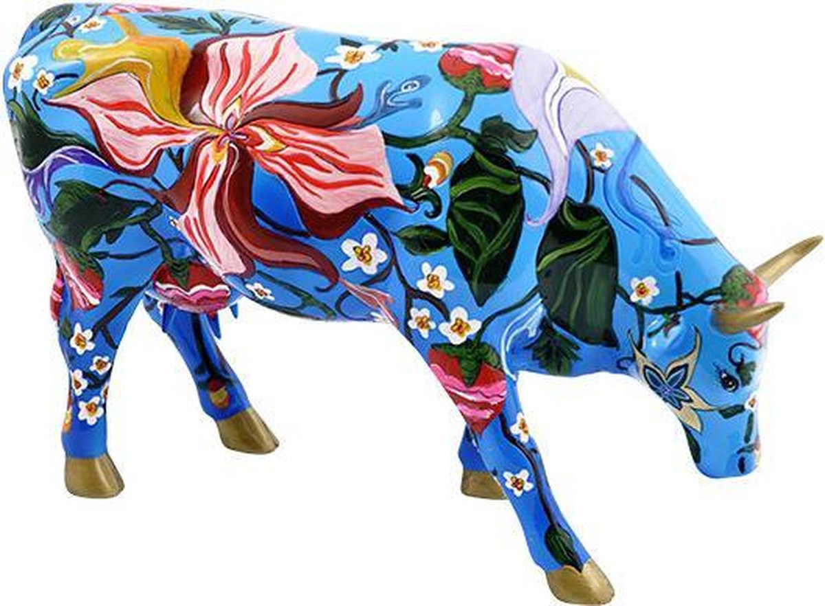 CowParade Birtha Large - Andria Linn - Decoratief tafelbeeld voor volwassenen