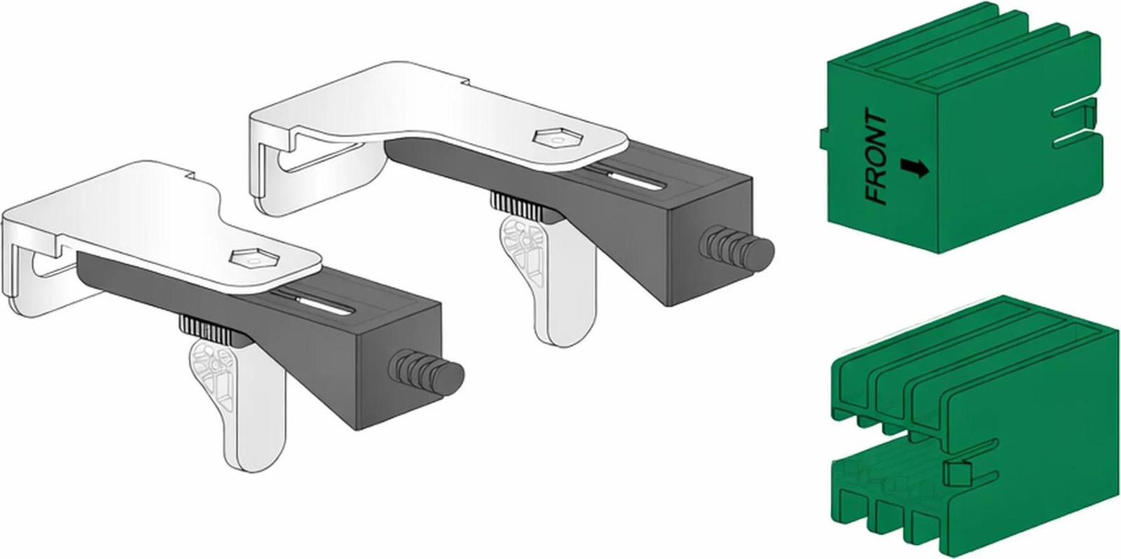 Laufen Ineo wandhouder 97515.9 met diepte-instelling zonder gereedschap