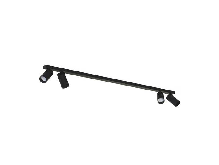 Zwarte lange opbouwspot Mono Lyora - 7843