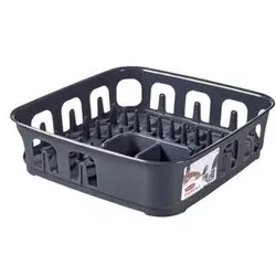 Curver Essentials Abtropfgestell Anthrazit, Abtropfgestell, Grau