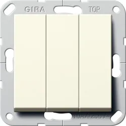Gira Wippschalter Wechsel 3fach 283201