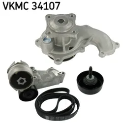 Wasserpumpe + Keilrippenriemensatz SKF VKMC 34107 für Ford Focus I