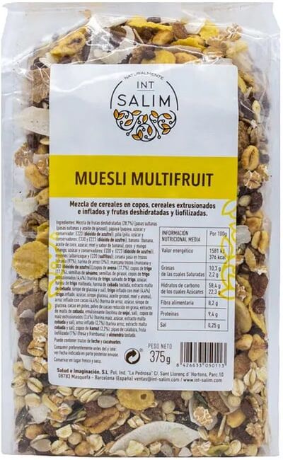Int-Salim Muesli Multifruta 375g