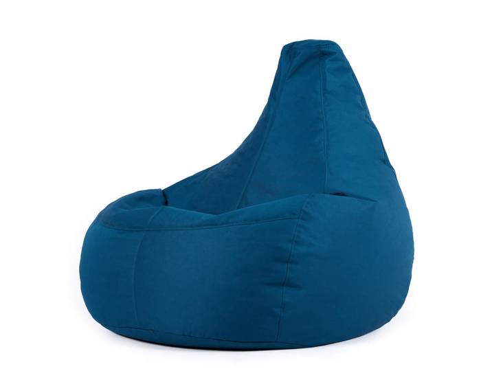 icon Sitzsack Gaming Stuhl für Indoor und Outdoor, Blaugrau, Kunststoff, 90x73x84 cm, Gartenmöbel, Gartensessel, Outdoor-Sitzsäcke