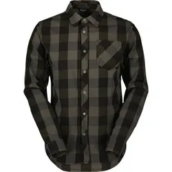 SCOTT Herren Hemd SCO Shirt M's Trail Flow Check LS, Größe S in Grün Grün