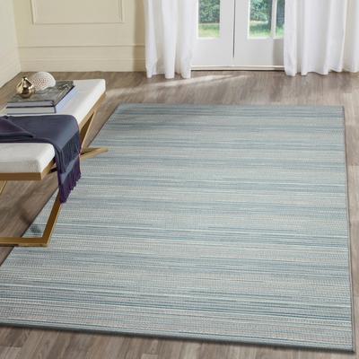 Liora Manne Lush Decor Miranda Tweed Stripe Indoor/Outdoor Rug