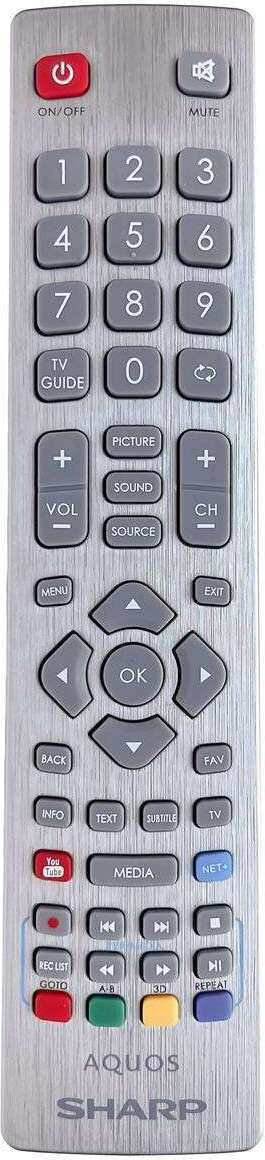 Originele Sharp SHW/RMC/0106 afstandsbediening met radiofrequentie
