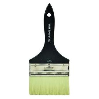 Winsor & Newton Free Style Brush Large Flat 4 Inch Short Handle (1300704)