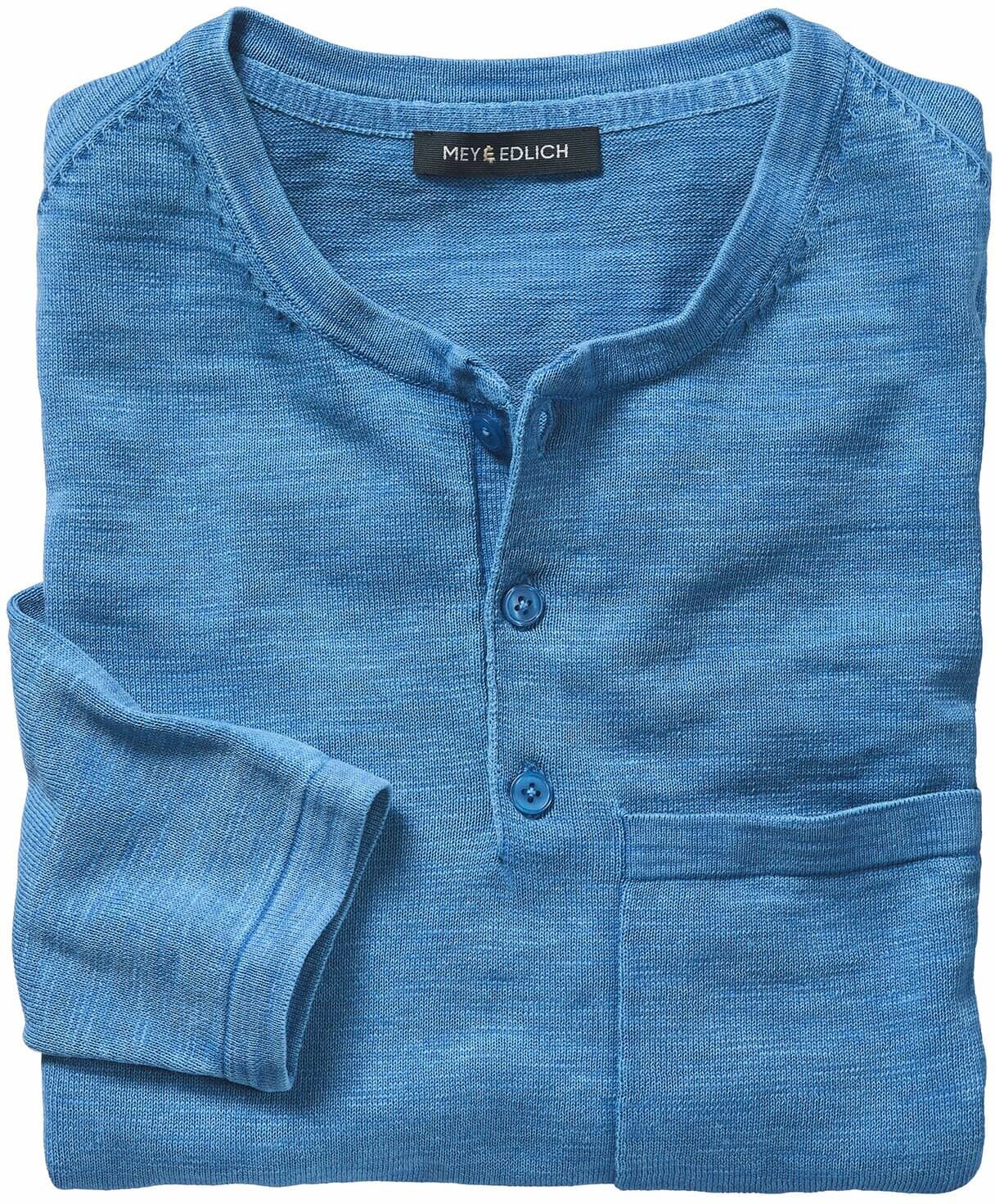 Mey & Edlich Sommerstrick-Henley Blau 46