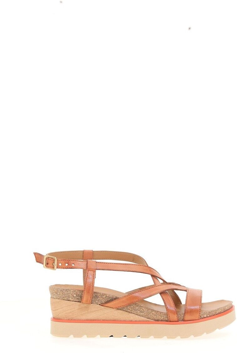 MJUS Sandales compensées en cuir