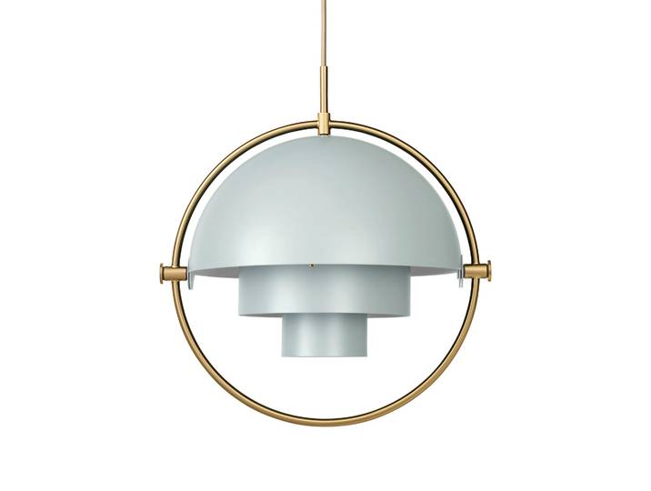 GUBI Plafonnier Multi-Lite laiton-gris