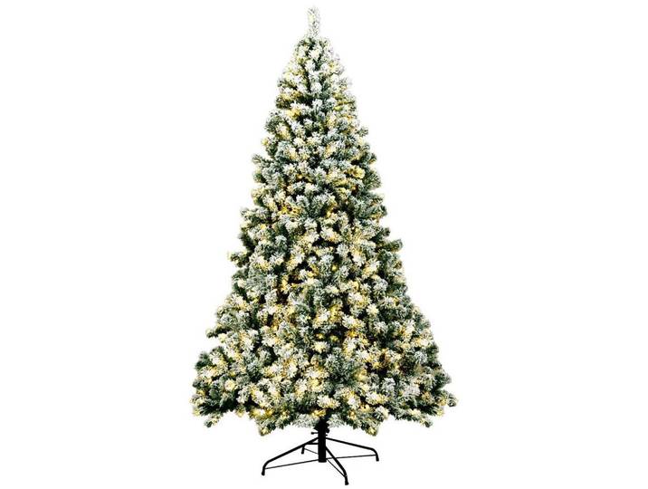 Costway Weihnachtsbaum Grün, Kunststoff, 225 cm, Dekoration, Weihnachtsdekoration, Christbäume & Zubehör