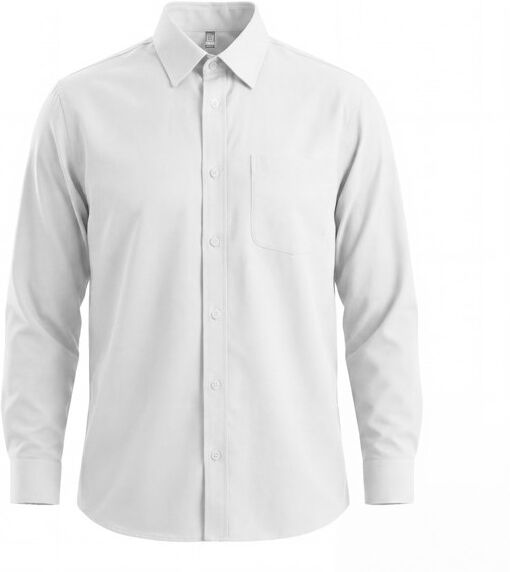 Chemise à manches longues personnalisée en popeline Aifos L/S blanc XXXL