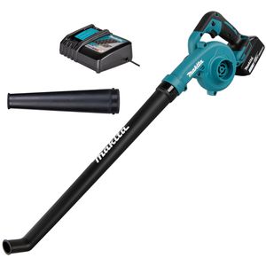 Makita Laubbläser DUB186RFX1, Luftstrom 244,8 km/h, Akku, 18 V / 3,0 Ah, mit Akku, Ladegerät und Gebläsedüse