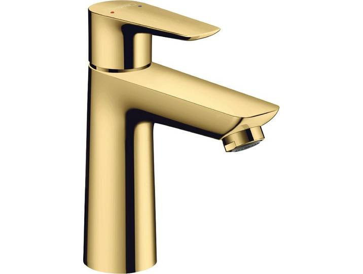 hansgrohe Talis E\, mitigeur monocommande de lavabo 110\, vidage automatique\, saillie de 112 mm\, 71710990