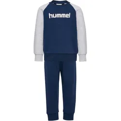 hummel hmlMINI Base Sweatshirt Set 7459 - dress blues 80