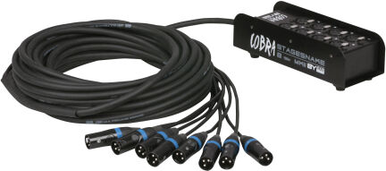 DAP Audio CobraX 8 StageSnake Multicore mit Stagebox, 15m