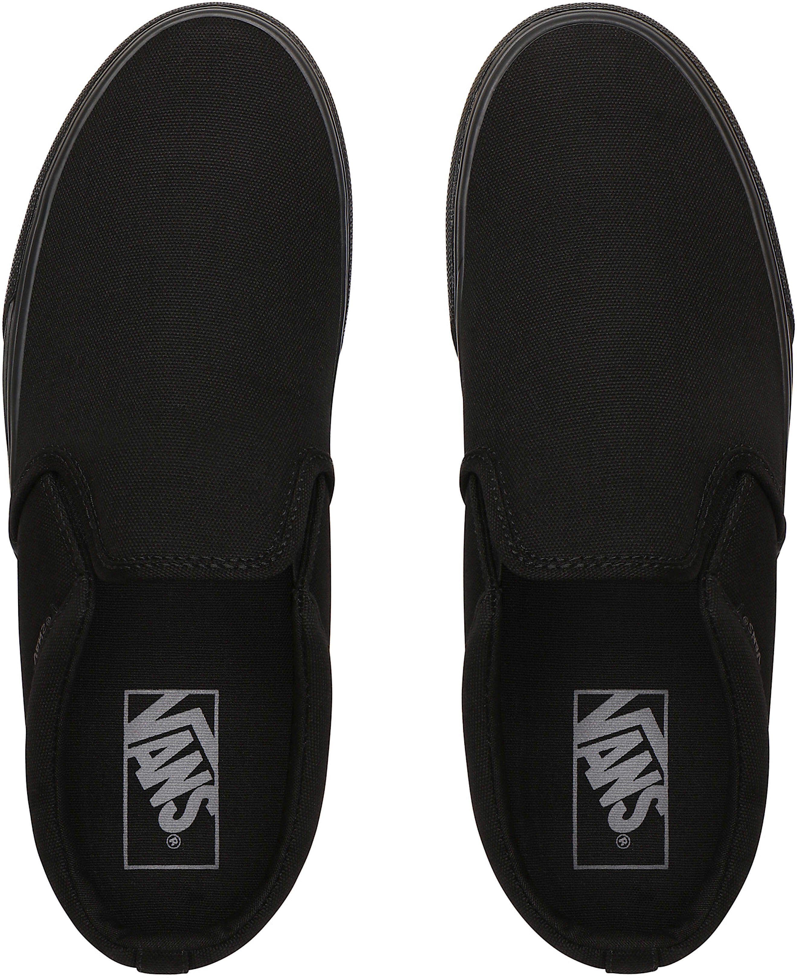 Sneaker VANS "MN ASHER", Herren, Gr. 44, schwarz ((canvas) schwarz, schwarz), Textil, Schuhe Sneaker (canvas) schwarz, schwarz 44