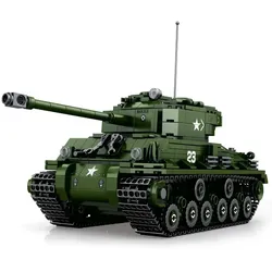Reobrix World of Tanks Tiger I Kettenfahrzeug 1:28 Klemmbaustein Set 1138