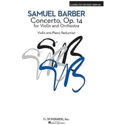 Concerto - Corrected Revised Version: Violin and Piano Reduction, Fachbücher von Samuel Barber