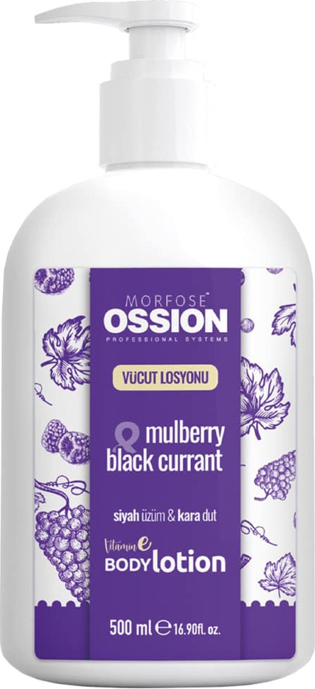 Morfose Ossion Hand & Body Lotion Maulbeer Schwarze Johannisbeere 500 ml MF-1998