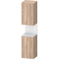 Duravit Collection One Hochschrank, Türanschlag links, 400x360x1760mm, Nische Weiß Matt, QA1346L18550000, Farbe: Eiche Marmoriert