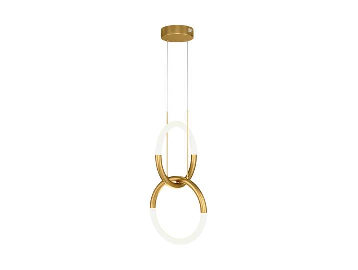 LED Design Hängelampe „Node“, Gold Ø 34 cm Gold, Weiss Maytoni