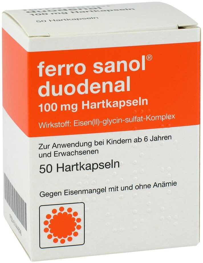 Ferro sanol duodenal 100mg