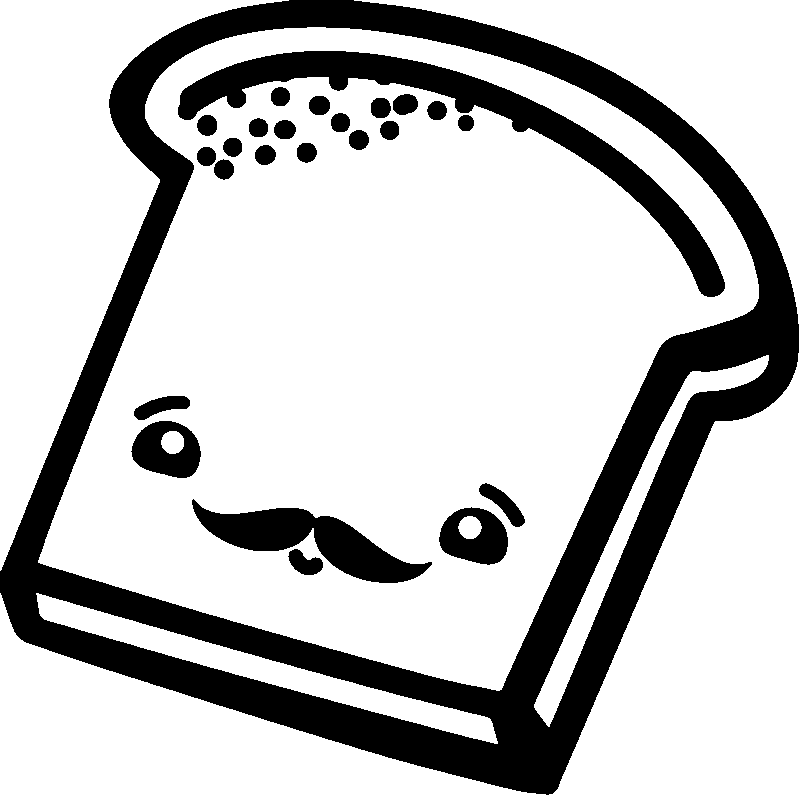 NC Sticker cuisine Desing sandwich