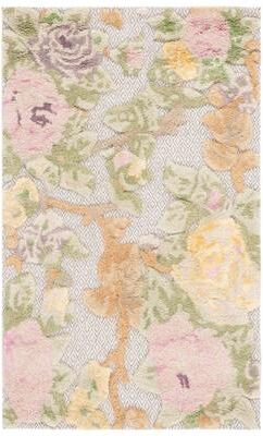 SAFAVIEH Handmade Glamour Sevinc Floral Rug