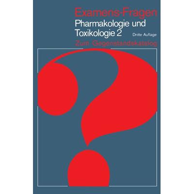 Pharmakologie und Toxikologie, Taschenbuch von , Springer Berlin, 978-3-540-10309-7