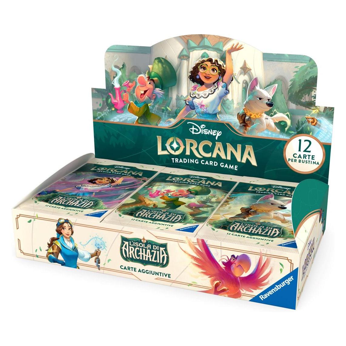 GED Lorcana Box 24 Buste: L'Isola di Archazia ITA (Italienisch, Booster Display) (58995)